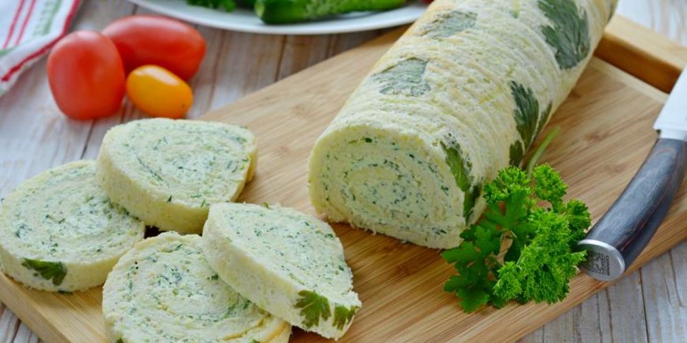 Рецепт кабачкового рулета с творожным сыром