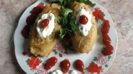 Картофельные рулетики