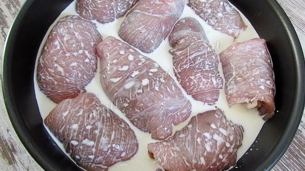 куриные рулетики с грибами