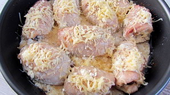 куриные рулетики с грибами