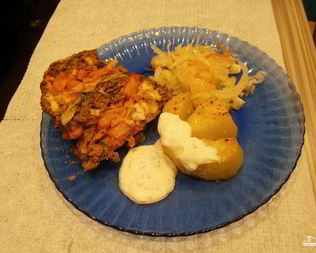 Мясной рулет из лосятины