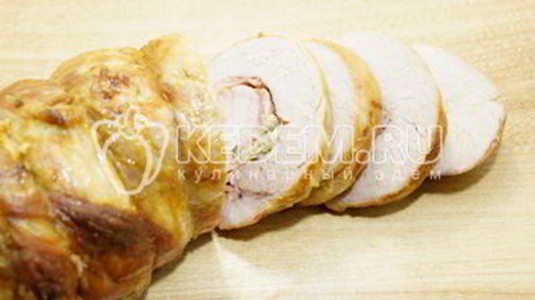 мясной рулет с беконом