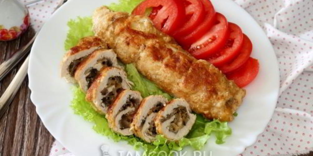 Рецепт рулета из куриного филе