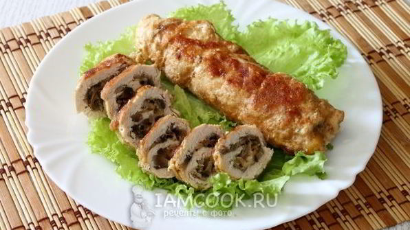 рулет из куриного филе