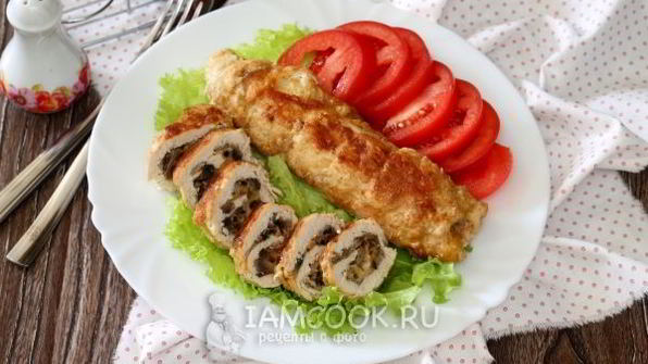 рулет из куриного филе