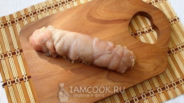 рулет из куриного филе