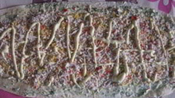 рулет из лаваша с крабовыми палочками