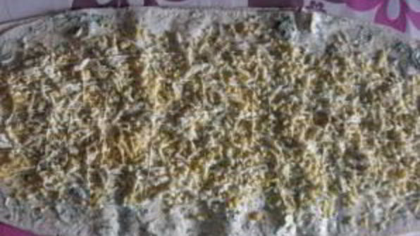 рулет из лаваша с крабовыми палочками