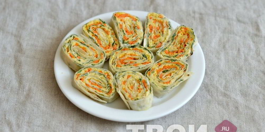 Рецепт рулета из лаваша с сыром