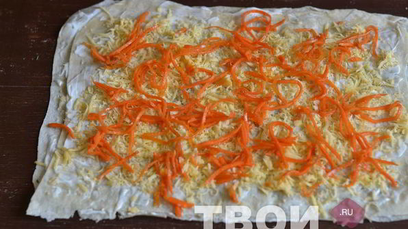 рулет из лаваша с сыром