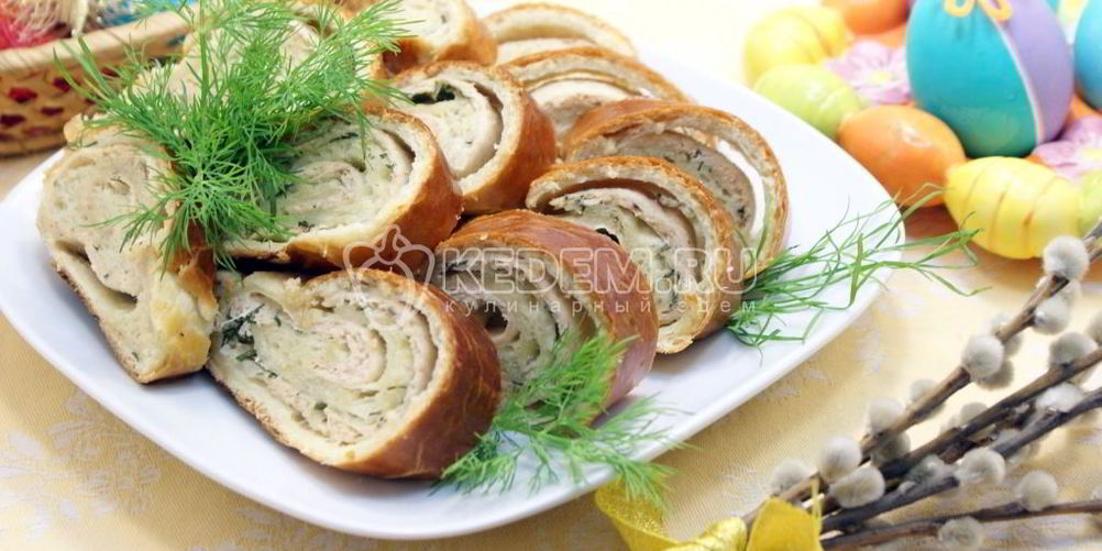 Рецепт рулета с рыбой