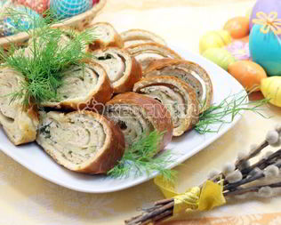 Рулет с рыбой