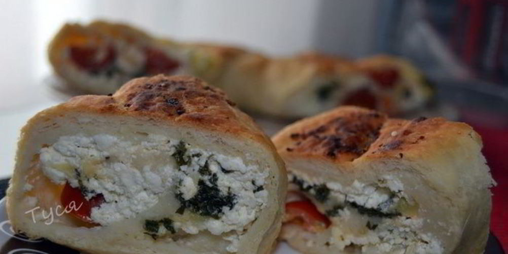 Рецепт рулета с трехцветной начинкой