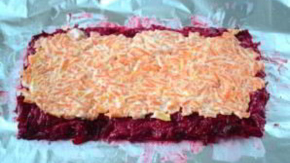 рулет сельдь в шубе