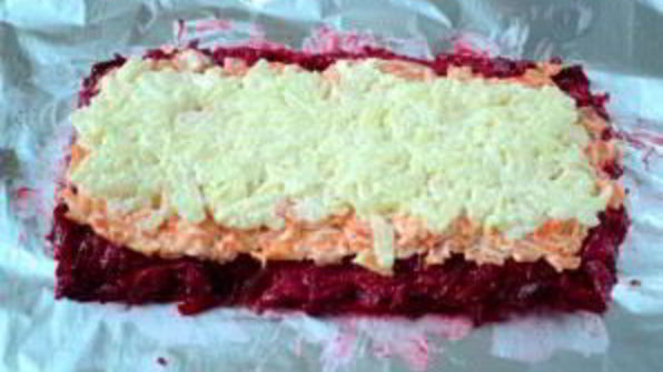 рулет сельдь в шубе