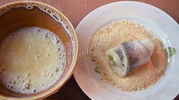 рыбные рулетики из хека