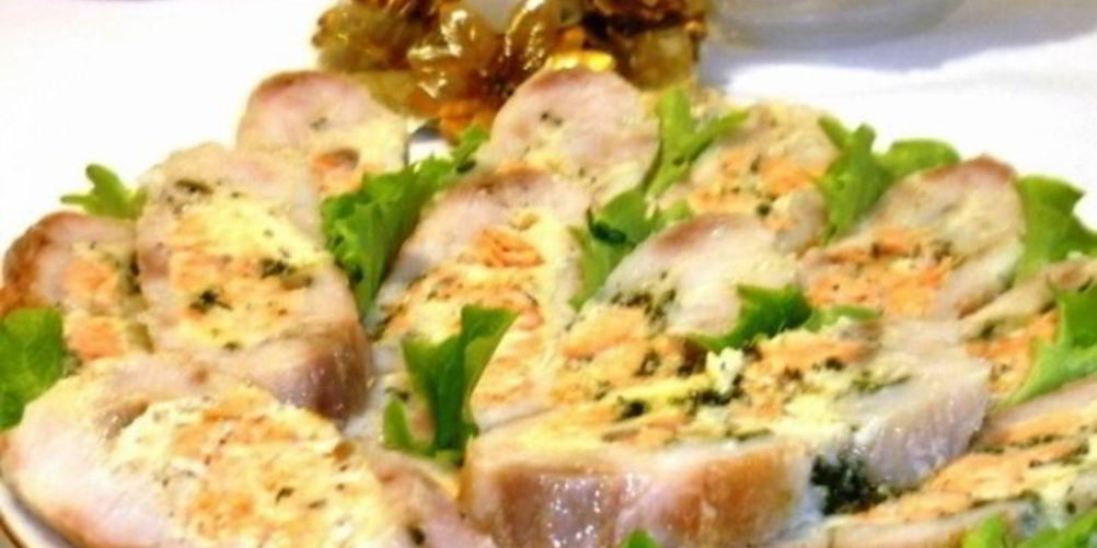 Рецепт рыбных рулетов с начинкой