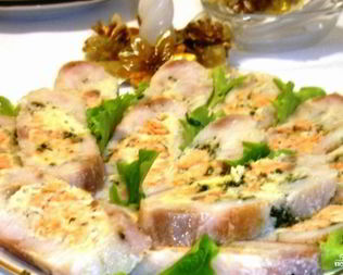 Рыбные рулеты с начинкой