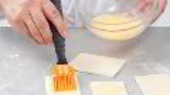 слоеные рулетики с шоколадом в мультиварке