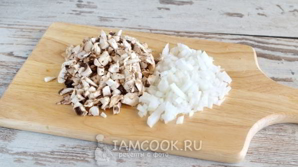 свиные рулетики с грибами