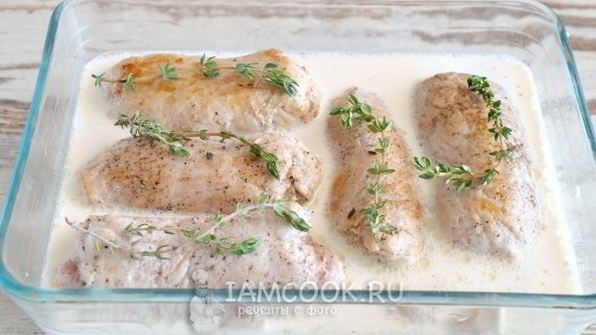 свиные рулетики с грибами