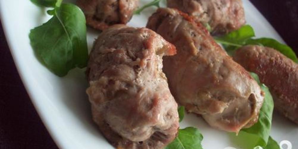 Рецепт свиных рулетов с сырома и грибами