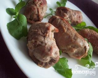 Свиные рулеты с сыром и грибами
