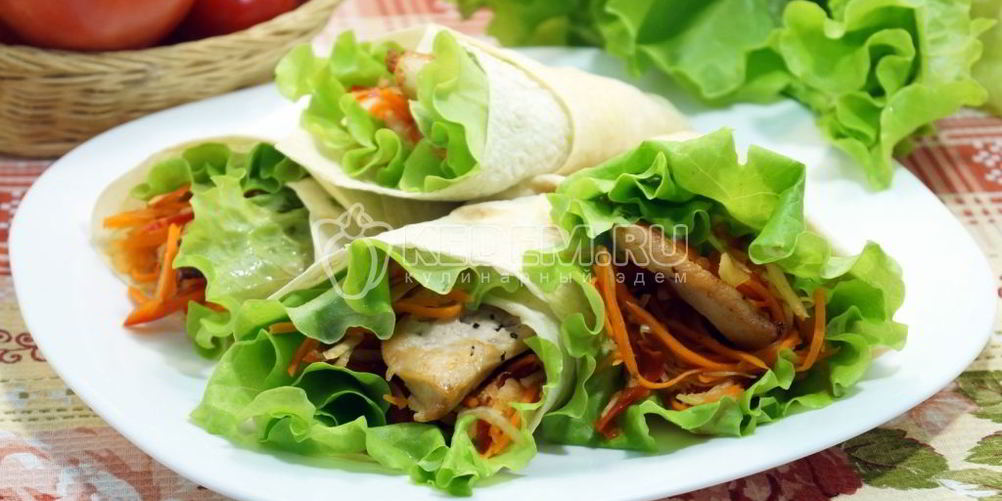 Рецепт домашней шаурмы с курицей