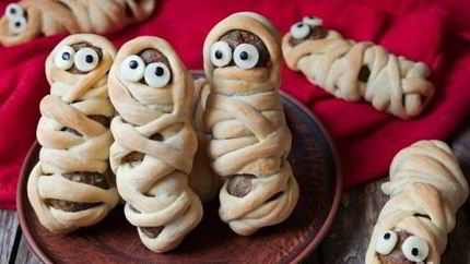 Сосиски в тесте Египетские мумии