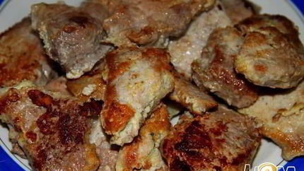 Свинина, маринованная в яйцах