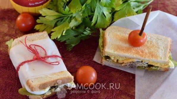 рыбный сэндвич