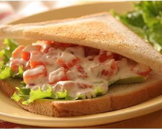 Сэндвич с семгой