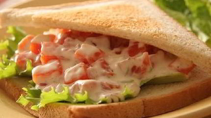 Сэндвич с семгой