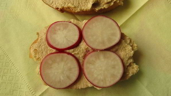 сэндвич с яичным паштетом