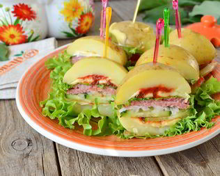 Сэндвичи из картофеля