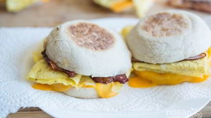 Сэндвичи на завтрак