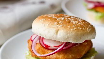 Сэндвичи с куриным филе в хрустящей панировке