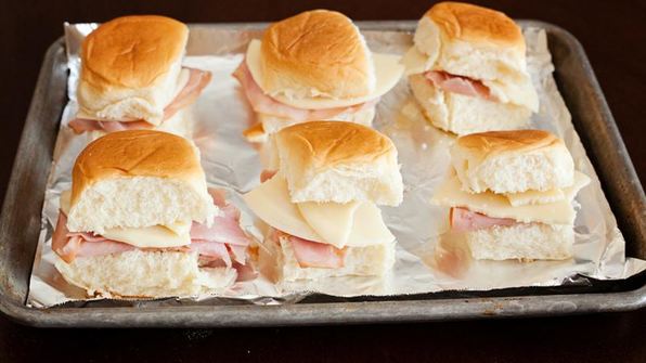 сэндвичи с ветчиной и сыром