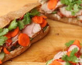 Сэндвичи со свининой по-вьетнамски