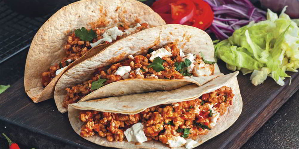 Рецепт такоса на углях с индейкой