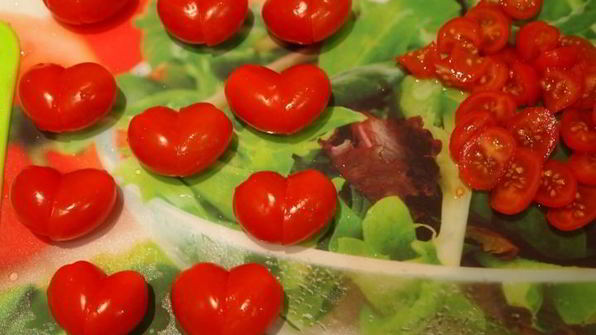 тарталетки красное сердце