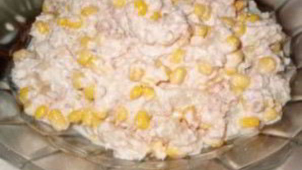 тарталетки с ананасом и курицей