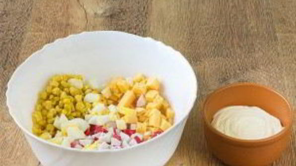 тарталетки с крабовым мясом