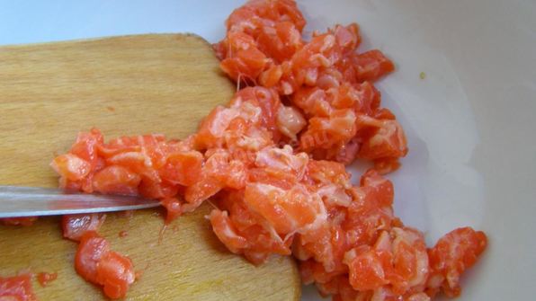 тарталетки с красной рыбой