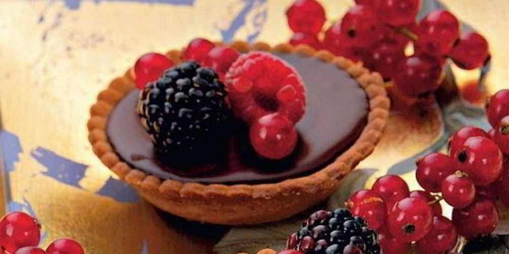 Рецепт тарталеток с шоколадным ганашем