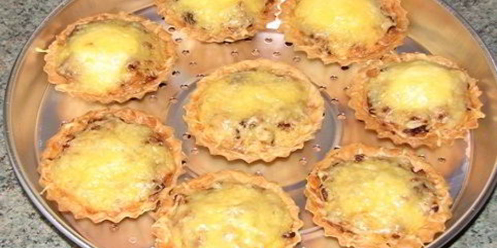 Рецепт тарталеток запеченных с начинкой