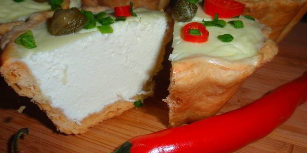 Рецепт творожных тарталеток с огоньком