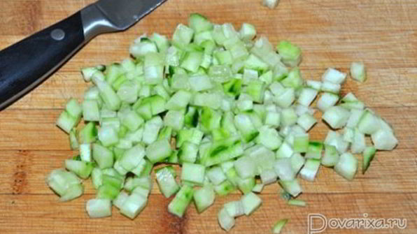 закуска с красной рыбой в тарталетках