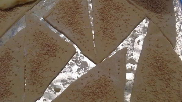 французский хрустящий тарт с яблоками и корицей