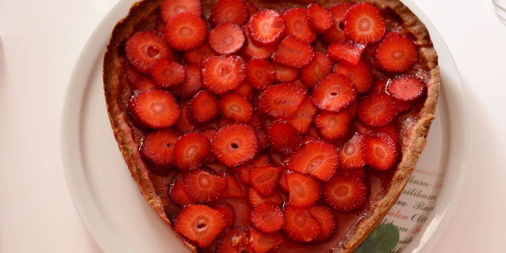 Рецепт клубничного тарта из свежей клубники